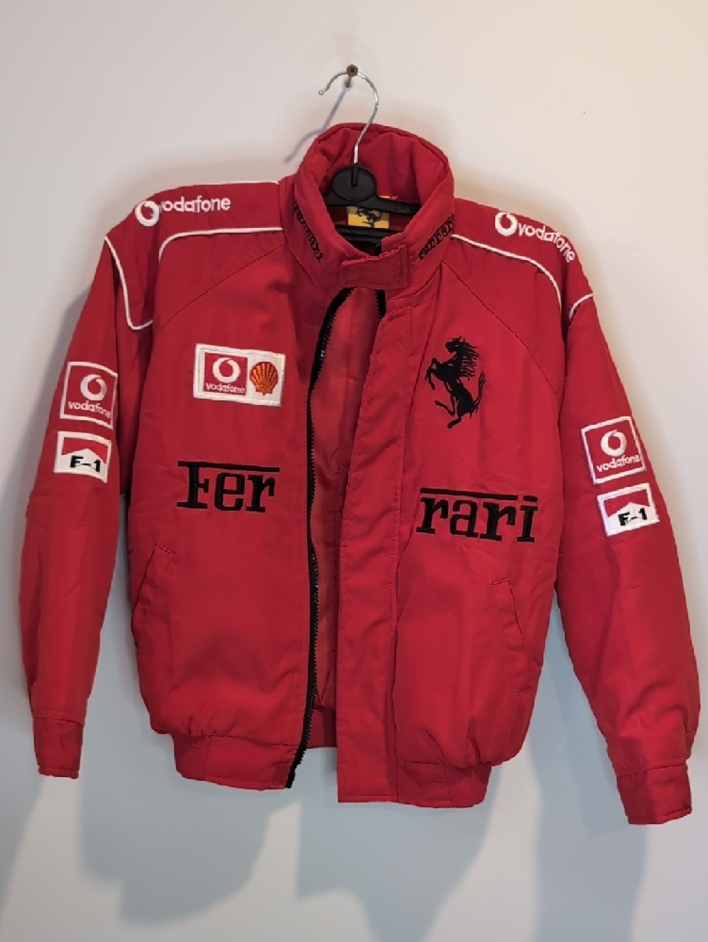 Boys Ferrari Red Racing Jacket - Picture 2 of 10